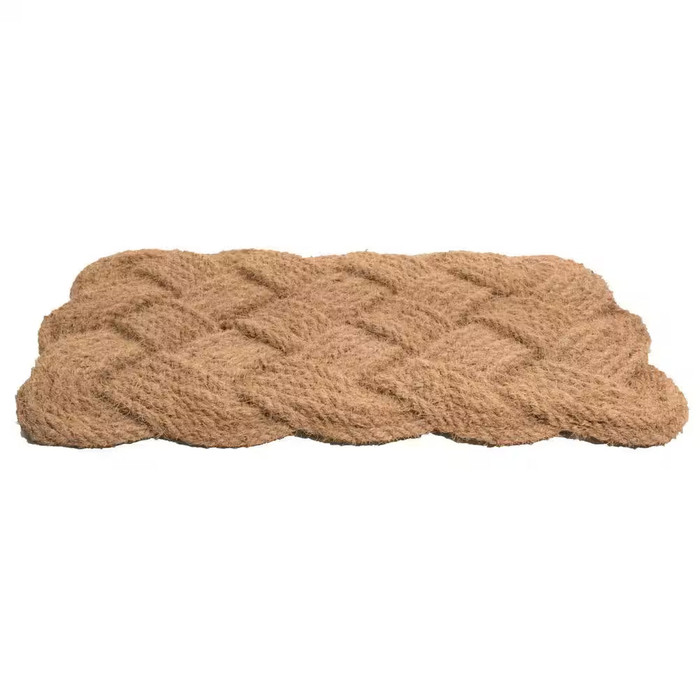 Rope Mat Natural 30 In. X 48 In. Coir Door Mat